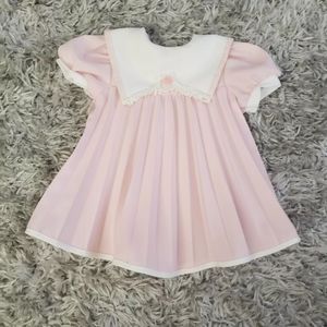 Light pink pleated dress